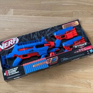 Hasbro NERF Alpha Strike Blast Kit w/ 4 Toy Blasters & 12x Elite Darts - NEW